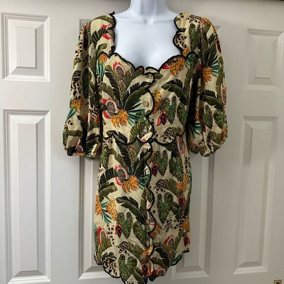 FARM Rio Tropical Print Mini Dress - Picture 2 of 9